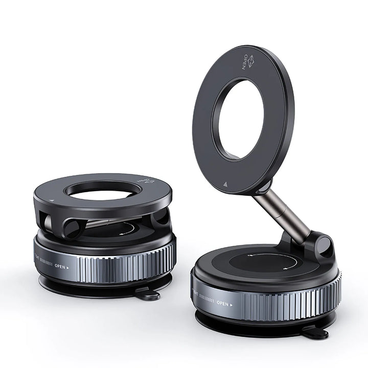K007 Car Mount Electric Vacuum Magnetic Holder Foldable Strong Suction Stand For Cell Phone For iphone Live Streaming