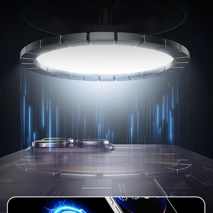 K007 Car Mount Electric Vacuum Magnetic Holder Foldable Strong Suction Stand For Cell Phone For iphone Live Streaming